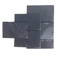 Black slate roof