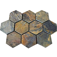 rusty slate crazy paving
