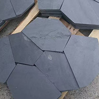 crazy pattern black slate