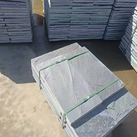 china quarried black slate stone
