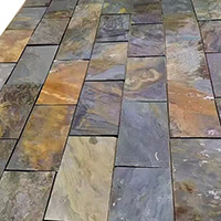 12x24 rusty slate stone pavers for driveways